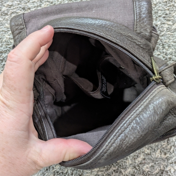 Vintage Wilsons Leather Dark Brown Long Strap Purse - Picture 8 of 10